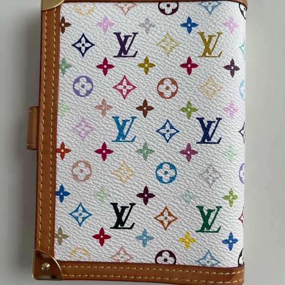 *Authentic* Louis Vuitton Agenda/Planner A6 MultiColor White - Picture 7 of 8